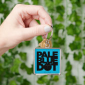 淡いブルー キーホルダー (手)