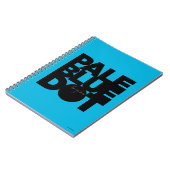 淡いブルー ノートブック (左側)