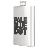 淡いブルー フラスク (左)