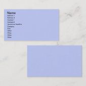 淡いブルー 名刺 (正面/裏面)