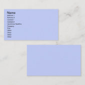 淡いブルー 名刺 (正面/裏面)