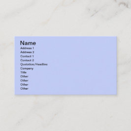 淡いブルー 名刺