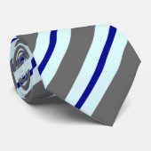 淡いブルー、青および灰色のタイ ネクタイ (ロール)