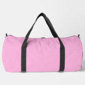 淡いホットピンク無地の色 ダッフルバッグ (正面)