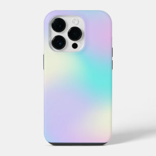 淡いホログラフィック背景 iPhone 14 PROケース
