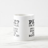 淡いロック調の磁器の面白いマグカップ コーヒーマグカップ (中央)