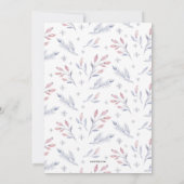 淡い冬の実のクリスマスホリデー (裏面)