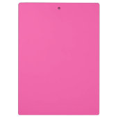 淡い明るいホットピンク クリップボード (裏面)