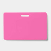 淡い明るいホットピンク バッジ (裏面)