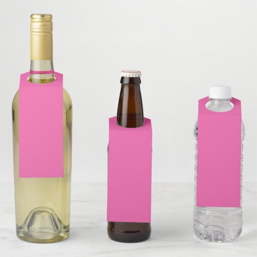 淡い明るいホットピンク ボトルネックタグ (インサイチュ)