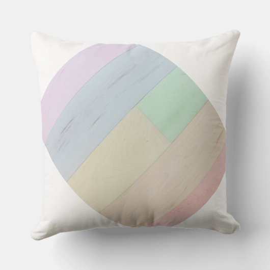 淡い木質色 クッション (裏面)