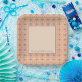 淡い桃と紫 ペーパープレート (パーティー)