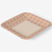 淡い桃と紫 ペーパープレート (傾斜あり)