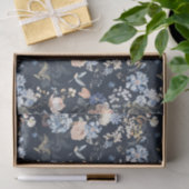 淡い桃色のブルー鳥 薄葉紙 (ギフト)