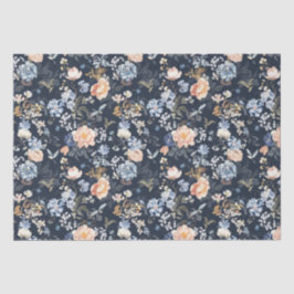 淡い桃色のブルー鳥 薄葉紙