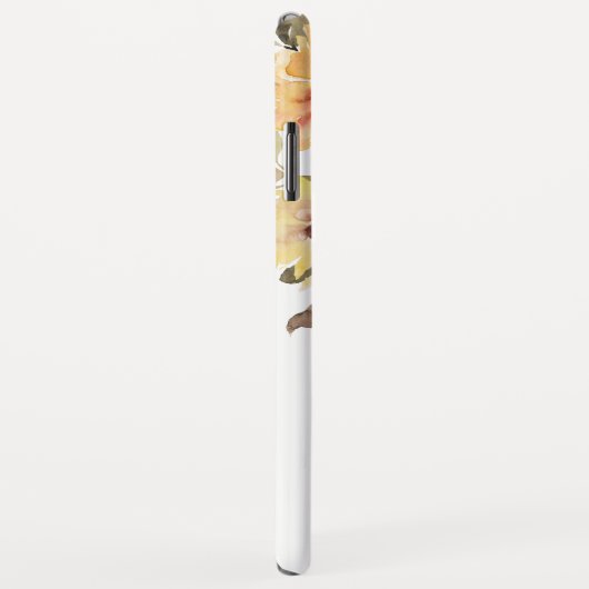 淡い水彩のヒマワリと緑 Case-Mate iPhoneケース (裏面/右)