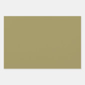 淡い濃いベージュの栗の茶色のシェード3トーン ラッピングペーパーシート (正面3)