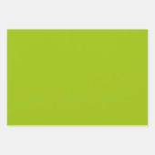 淡い濃いライマーリックアボカドグリーンシェード3トーン ラッピングペーパーシート (正面2)