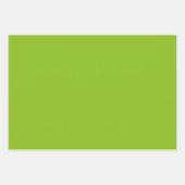 淡い濃いライマーリックアボカドグリーンシェード3トーン ラッピングペーパーシート (正面)