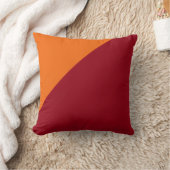淡い濃い赤とオレンジ色の背景 クッション (ブランケット)