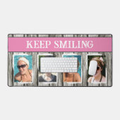 淡い灰色保の4枚 デスクマット (キーボード&マウス)