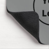 淡い灰色 マウスパッド (コーナー)