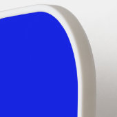 淡い無地のサファイヤ ピックルボールラケット (左詳細)