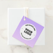 淡い紫とグラデーションあなたのビジネスロゴ フェイバータグ (インサイチュ)