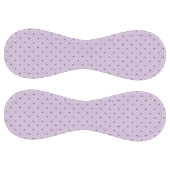 淡い紫に小さな紫の水玉模様 ソフトボール (パネル)