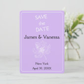 淡い紫色と白い牡丹。 セーブザデート (スタンド正面)