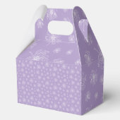 淡い紫色と白の芍薬。 フェイバーボックス (裏面)