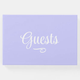 淡い紫色 ゲストブック
