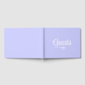 淡い紫色 ゲストブック (全面)