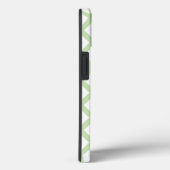 淡い緑と白のダイヤモンド柄のCase-Mate iPhoneケース Case-Mate iPhoneケース (裏面 / 右)