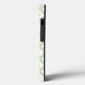淡い緑と白のダイヤモンド柄のCase-Mate iPhoneケース Case-Mate iPhoneケース (裏面 / 左)