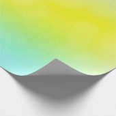 淡い緑、黄色の抽象芸術ぼやけの背景。C ラッピングペーパー (角)