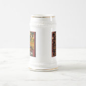 淡い色のなかたつむりのエールStien ビールジョッキ (中央)