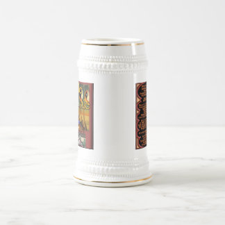 淡い色のなかたつむりのエールStien ビールジョッキ