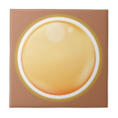 淡い色のなオレンジ タイル (正面)