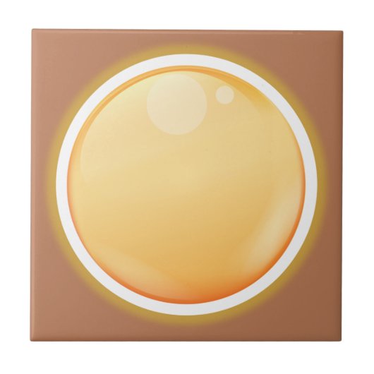 淡い色のなオレンジ タイル (正面)