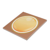 淡い色のなオレンジ タイル (側面)