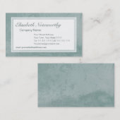 淡い色のなヴィンテージの水のグランジな効果の古くイタリアンな壁 名刺 (正面/裏面)