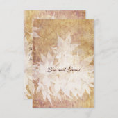 淡い色のな幽霊は封筒が付いているrsvpsを残します 出欠カード (正面/裏面)