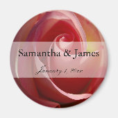 淡い色のな月は上がりました マグネット (正面)