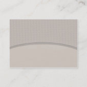 淡い色のな灰色のカーブ 名刺 (裏面)