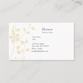 淡い色のな花の静かの催しのパステル 名刺