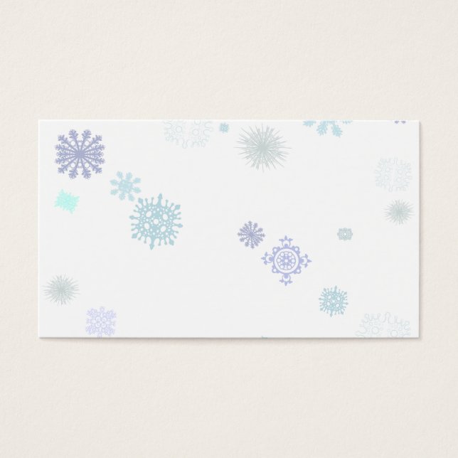 淡い色のな雪片 (正面)