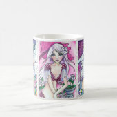 *淡い色のな髪の人魚* -マグ コーヒーマグカップ (中央)