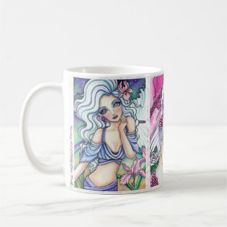 *淡い色のな髪の人魚* -マグ コーヒーマグカップ