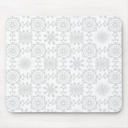 淡い色のなSnowfill マウスパッド (正面)